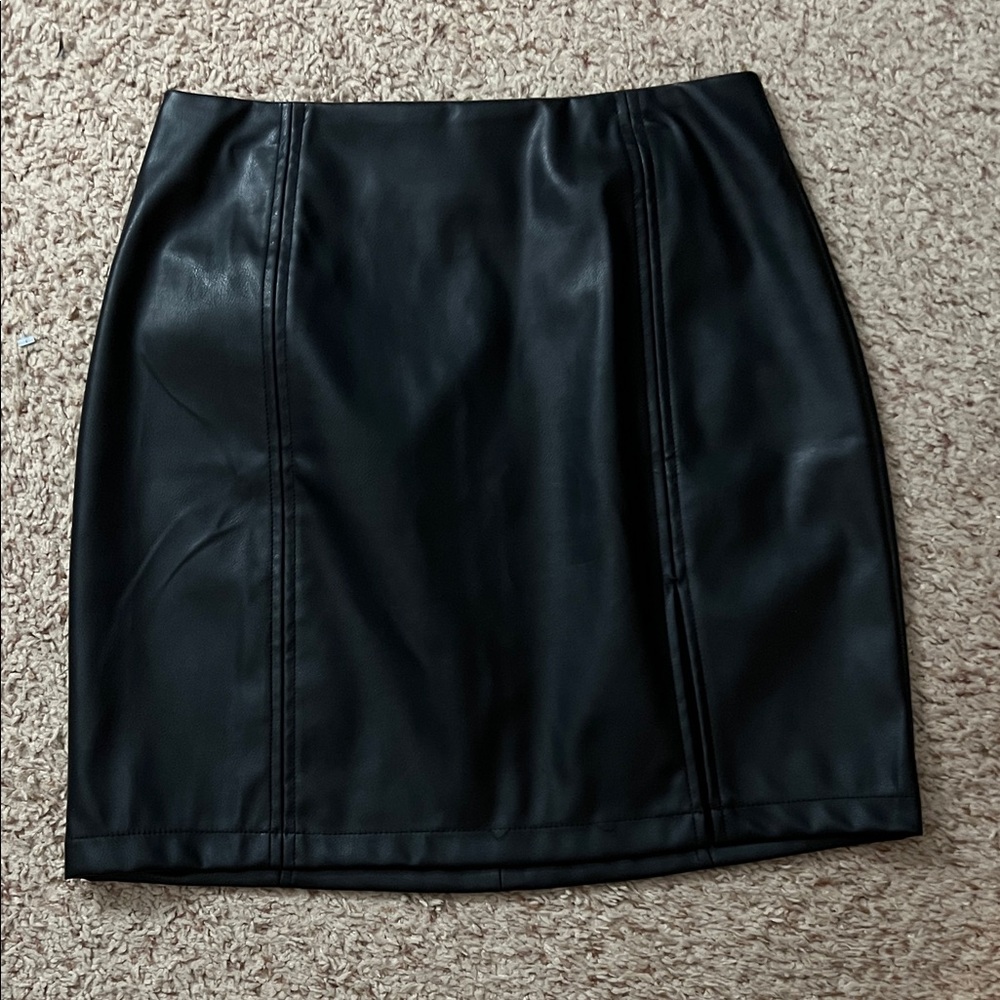 Mango Black Pencil Skirt